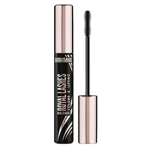 Тушь для ресниц `LUXVISAGE` ROYAL LASHES VOLUME & LIFTING черная (супер объем и разделение)